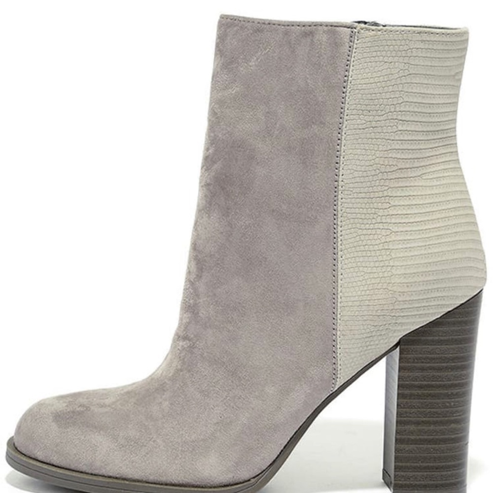 Grey Frost Heeled Booties by Circus Sam Edelman. Brand new.